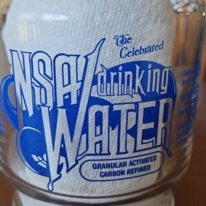 NSA Drinking Water Decanter with Original Lid - Vintage